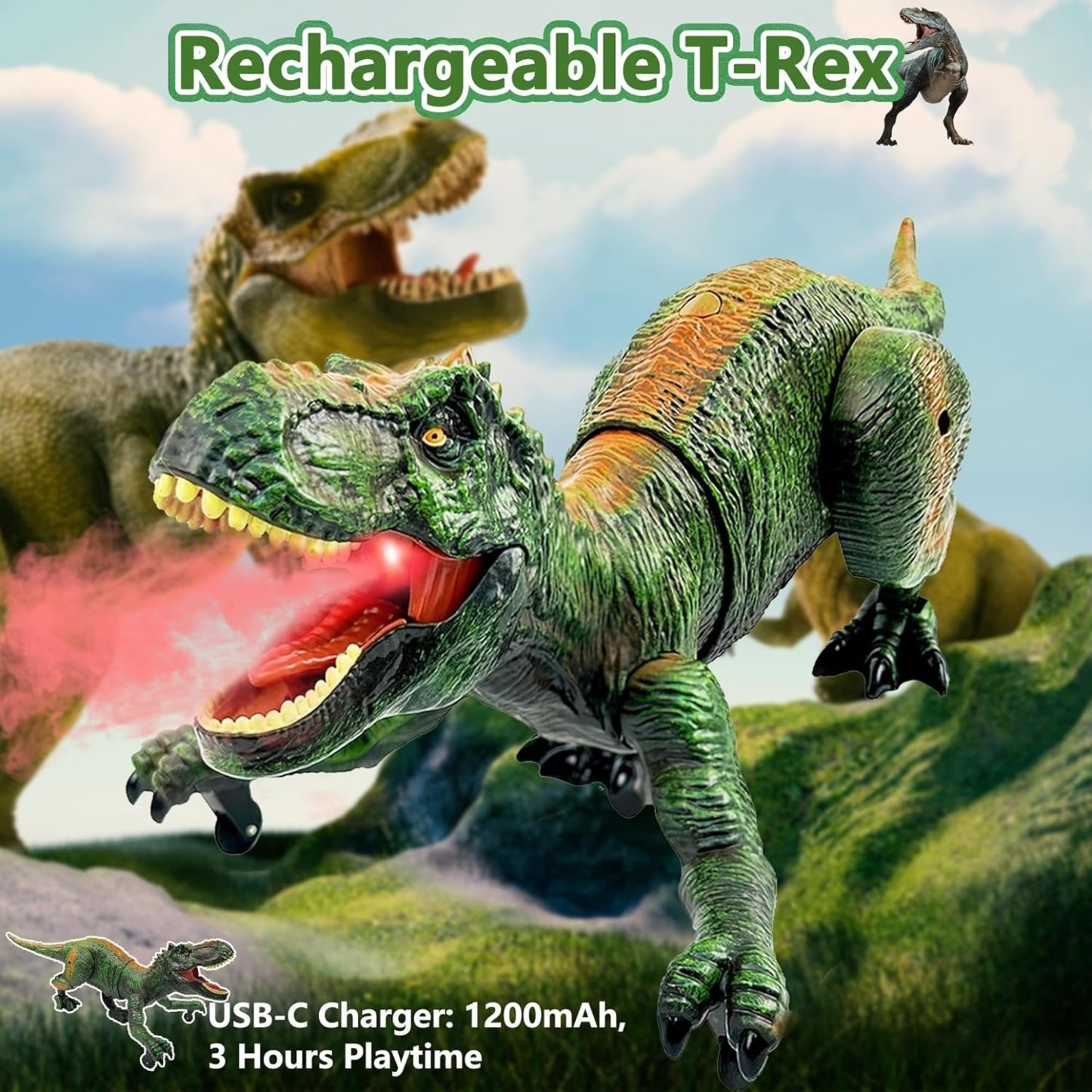 💖Christmas Hot Sale🦖Remote Control Dinosaur Animal Toy