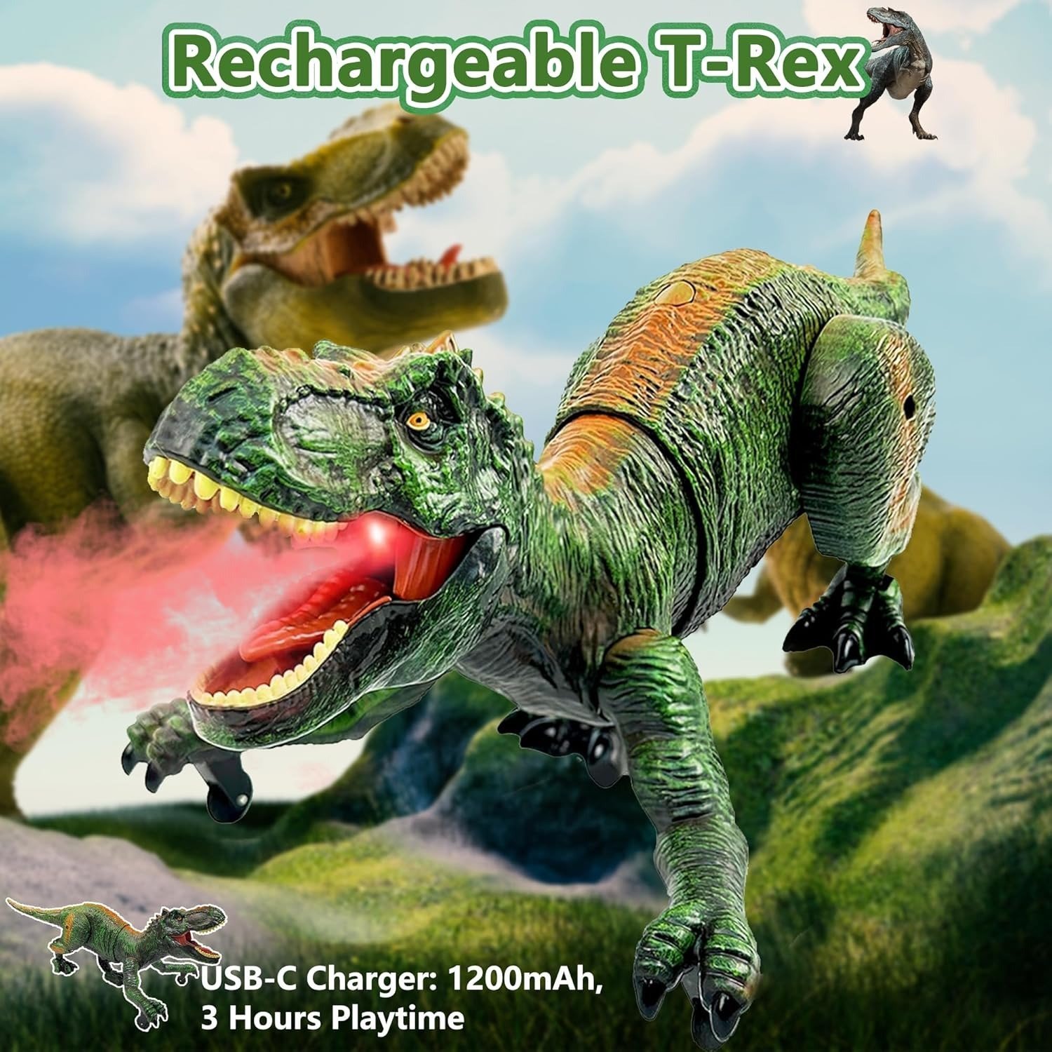 💖Christmas Hot Sale🦖Remote Control Dinosaur Animal Toy