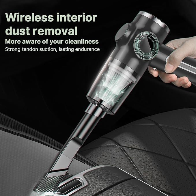 🔥Wireless  Handheld Car Vacuum Cleaner Portable Cordless , Vacuum Cleaner with Multi-Nozzles