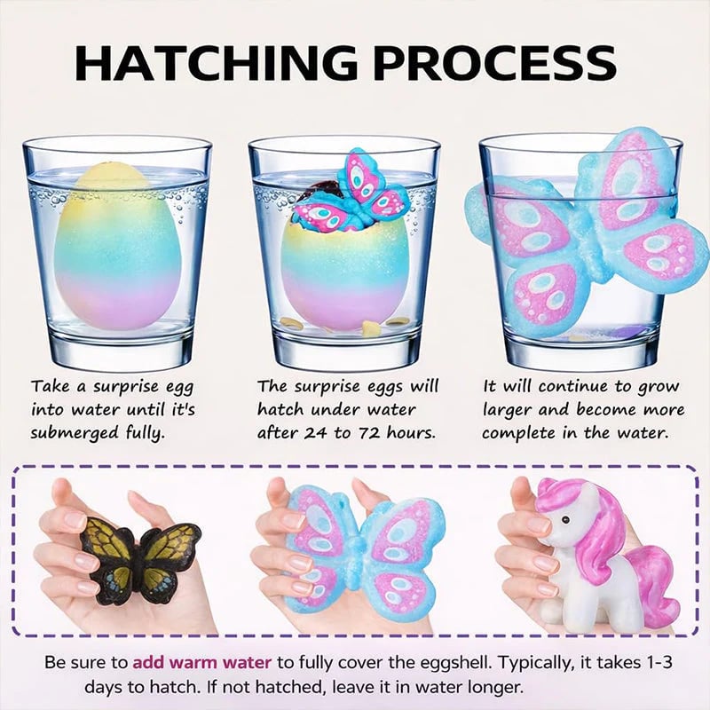 🔥Solange der Vorrat reicht 40 % Rabatt!🎉6 Stück magisches Brutei-Spielzeug