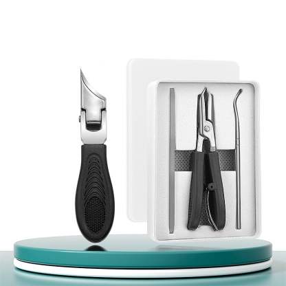 🔥Last Day Sale  - Eagle Beak Angled Nail Clippers 3-Piece Set