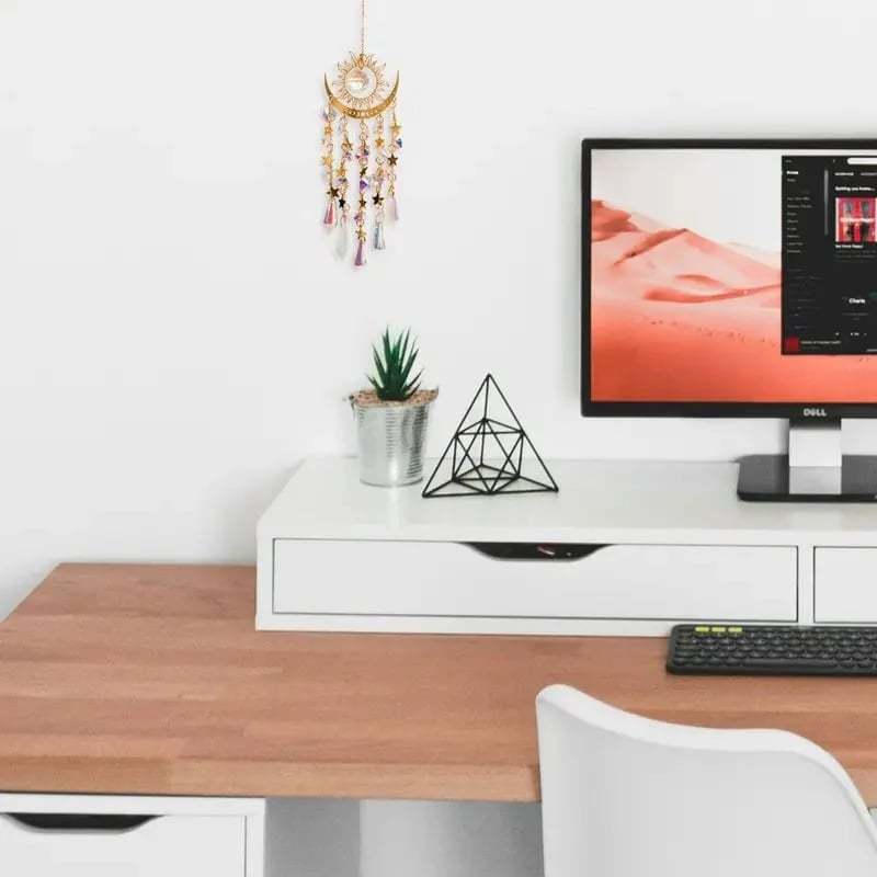 ⏰⌛✨ Crystal solar collector, indoor and outdoor decoration for windows, bedroom, patio and garden☪️