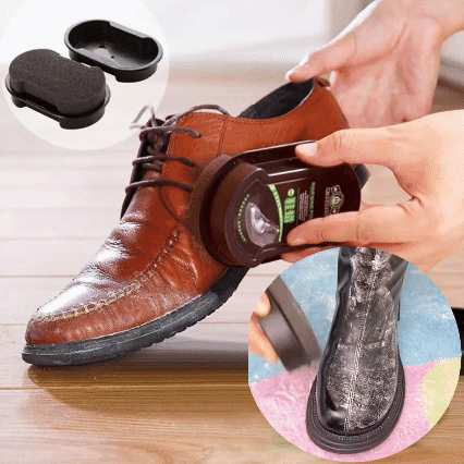 🛒 Sponge Shoe Polish – Instantly Shine & Protect All Leather Gear 👞 