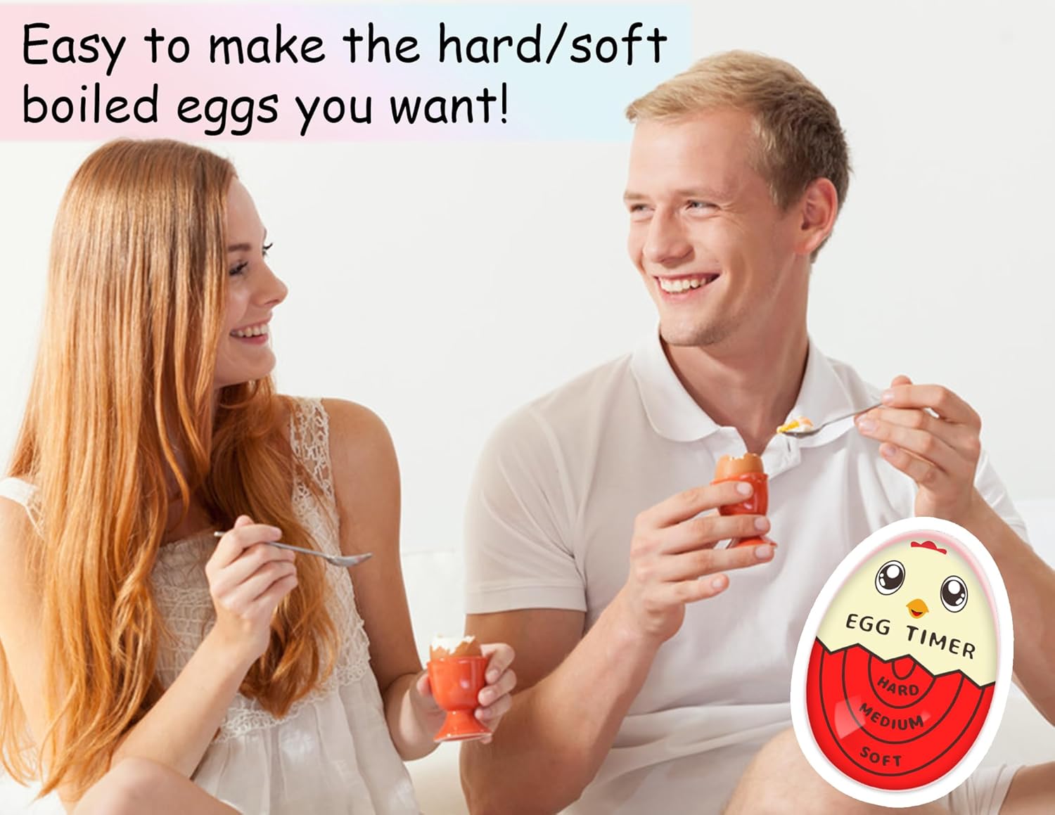 🔥Color Changing Egg Timer – Perfect Soft, Medium & Hard Boiled Eggs Every Time