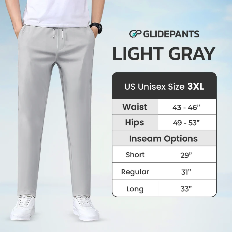 GlidePants - Unisex Quick Dry Pull-on Stretch Pants