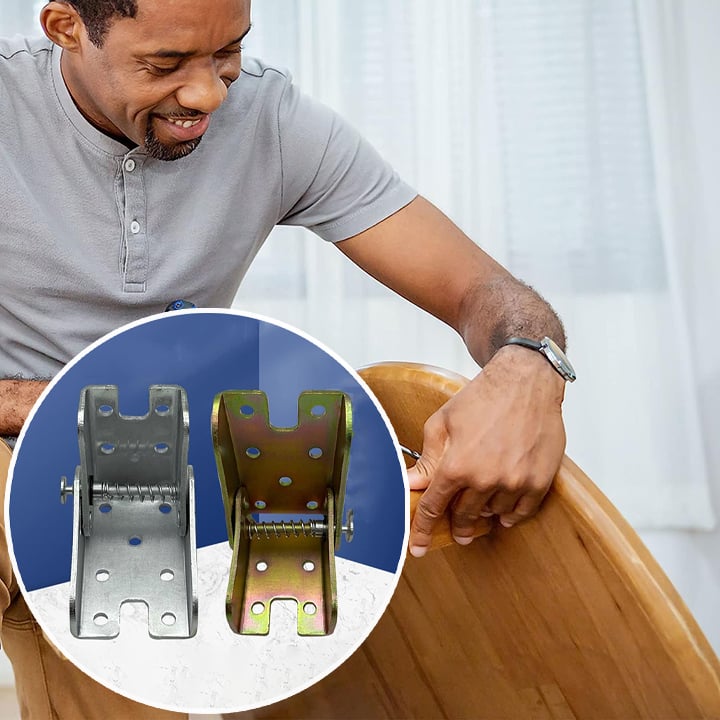 🔥HOT SALE-49%OFF-🛠️90-Degree Self-locking Folding Hinge Lock