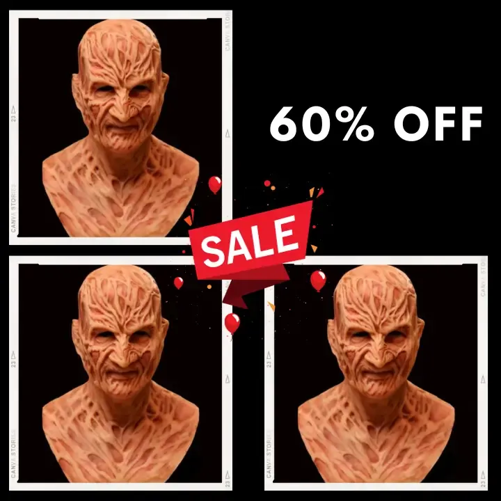 🔥 Early Halloween Promotion 50% OFF😈 Freddy Krueger Mask