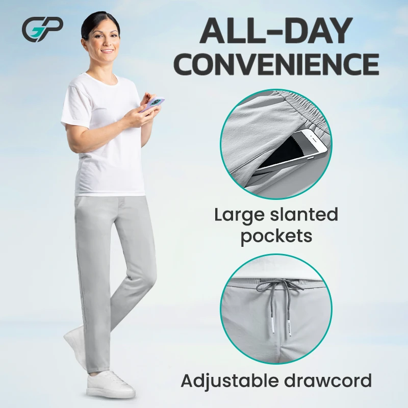 GlidePants - Unisex Quick Dry Pull-on Stretch Pants