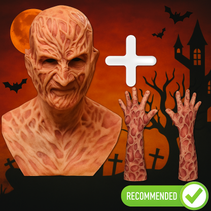 🔥 Early Halloween Promotion 50% OFF😈 Freddy Krueger Mask