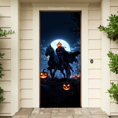 Headless Horseman | Halloween Front Door Cover