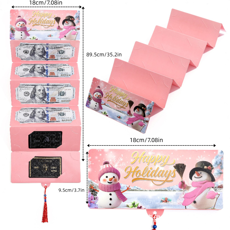 🏆Flash Sale⚡ 50K+ SOLD! Almost Gone-🎅💸Christmas Cash Gift Envelope– A creative way to give cash this Christmas!