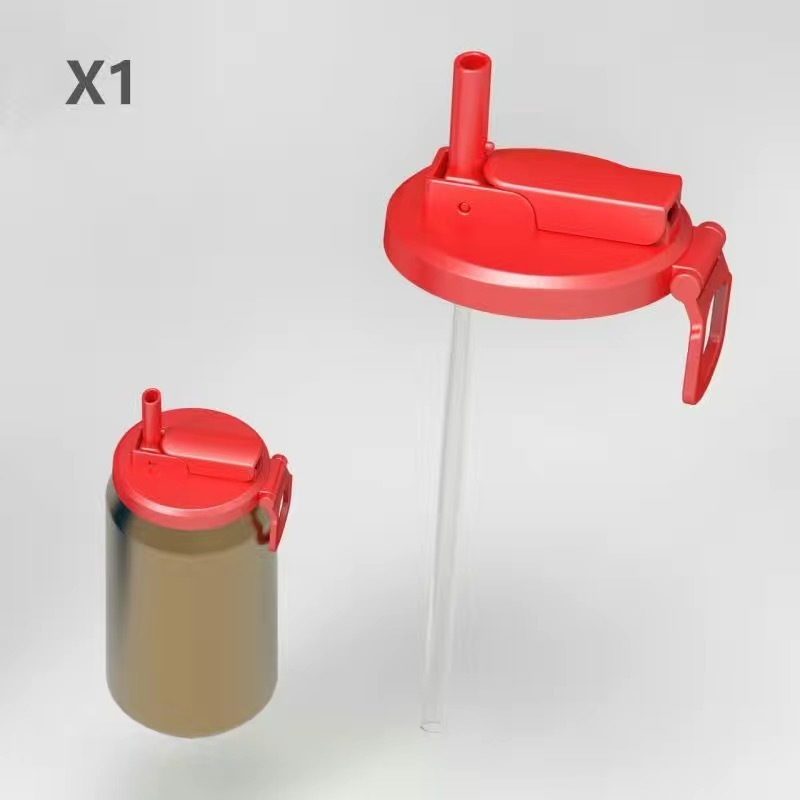 Reusable Drink Can Lids with Built-in Straw – Sustainable & Spill-Proo