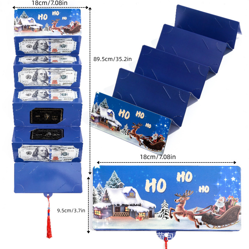 🏆Flash Sale⚡ 50K+ SOLD! Almost Gone-🎅💸Christmas Cash Gift Envelope– A creative way to give cash this Christmas!