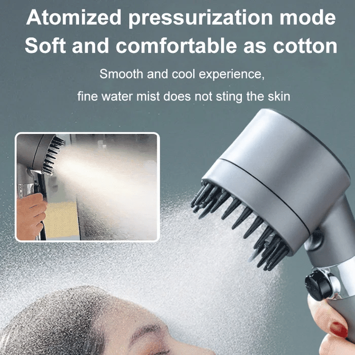 German Massage Multifunctional One-button Adjustment Shower Head