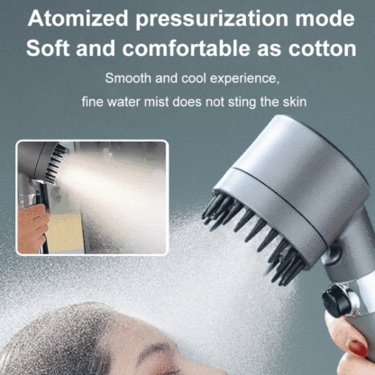 German Massage Multifunctional One-button Adjustment Shower Head