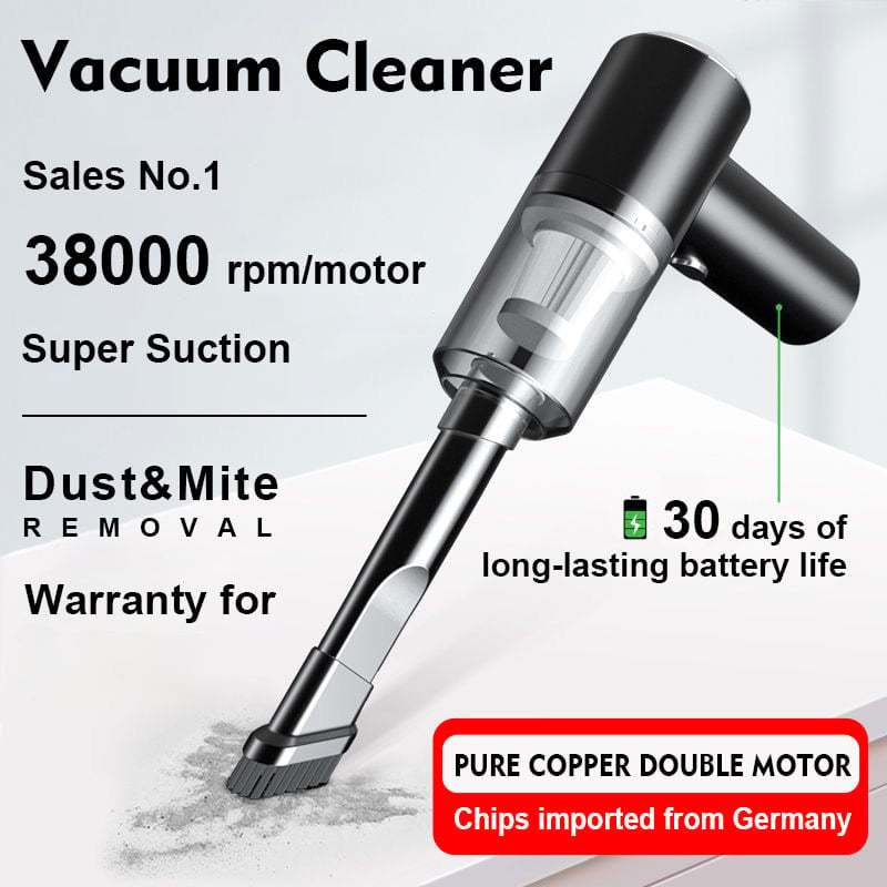🔥Hot Promotion 50% OFF - Powerful Wireless Car Vacuum Cleaner