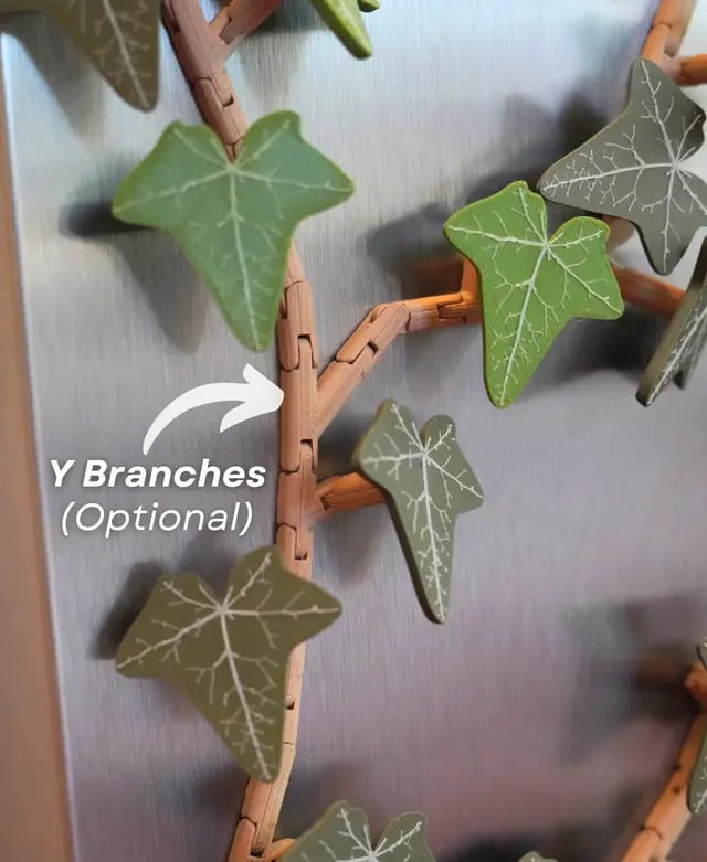 Ivy Fridge Magnet with Articulating Stems