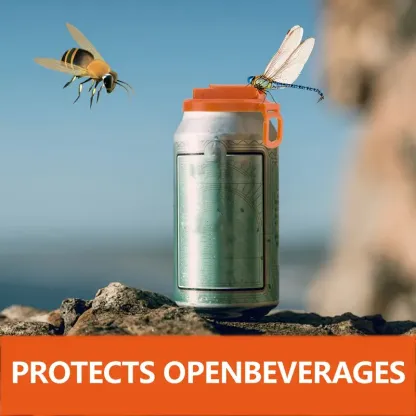 Reusable Drink Can Lids with Built-in Straw – Sustainable & Spill-Proof (5 Pack)