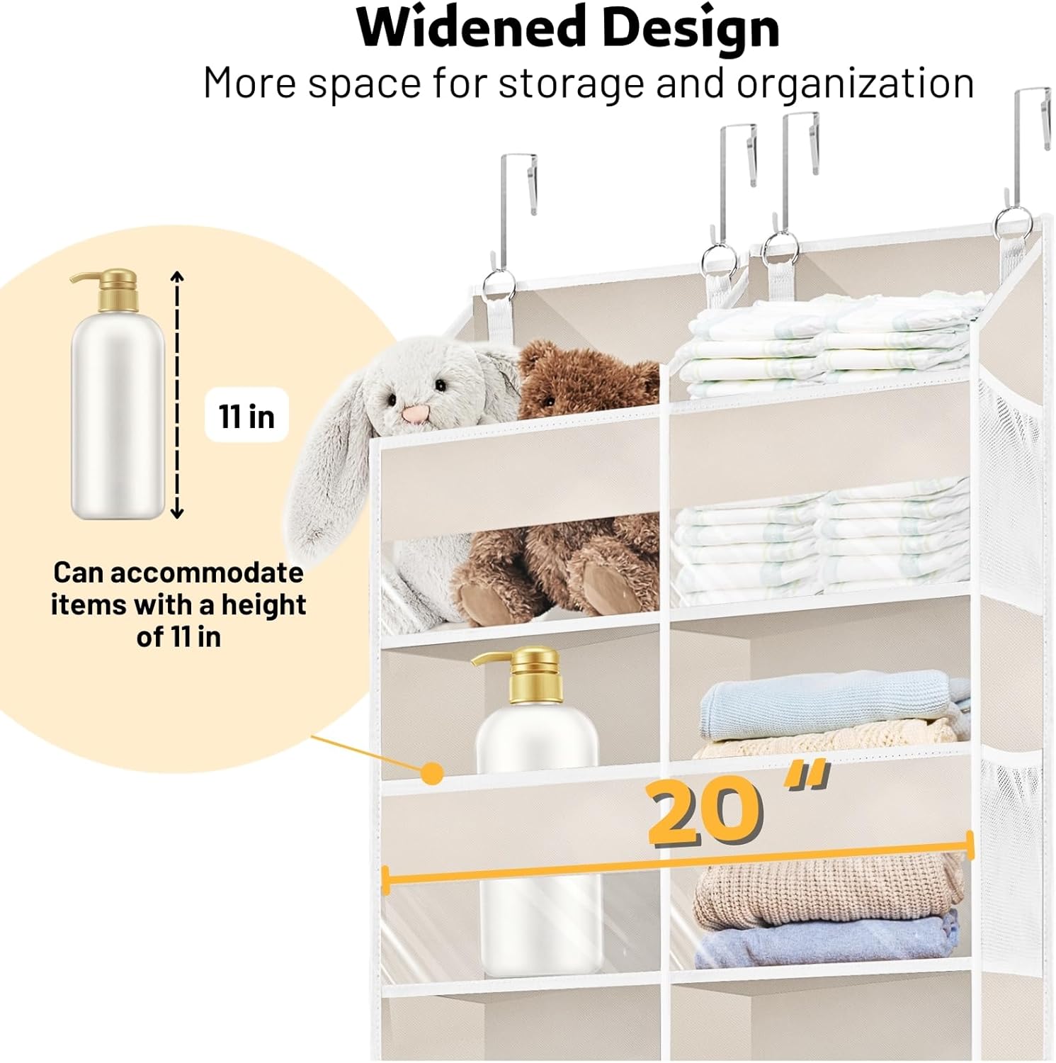 [🏆Flash Sale⚡ 50K+]Ultimate Over-the-Door Organizer — Maximize Space Effortlessly! 🏠✨