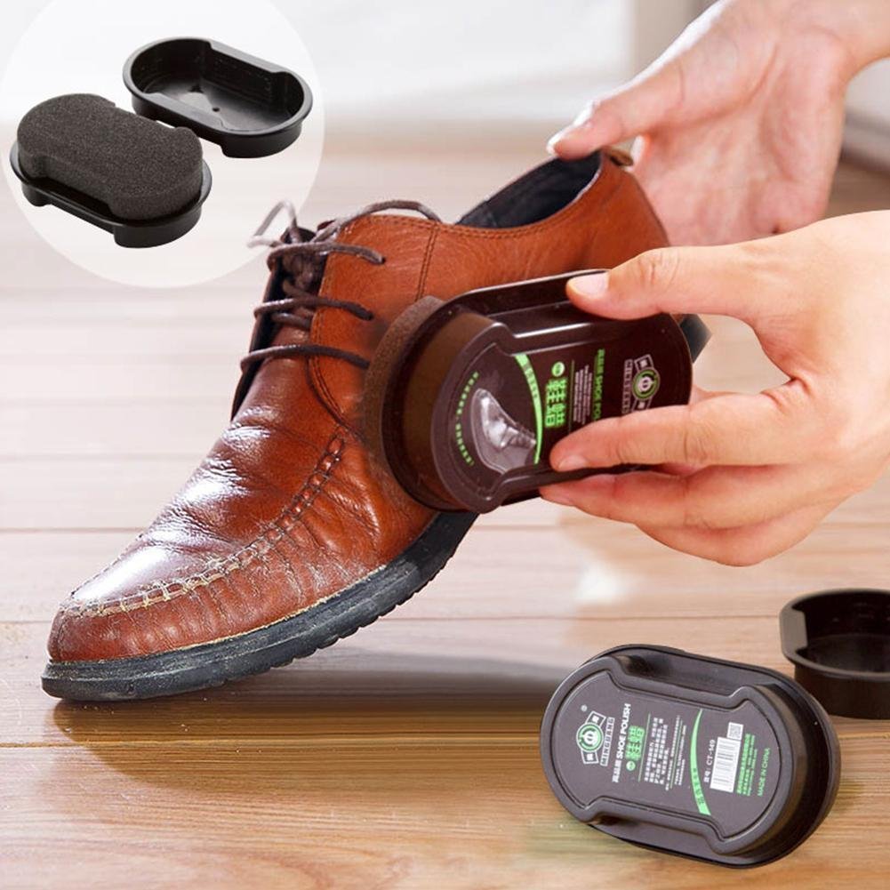 🛒 Sponge Shoe Polish  (2 PCS) – Instantly Shine & Protect All Leather Gear 👞 