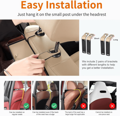 Sale 3-in-1 Car Backseat Organizer – Keep Your Ride Clean & Organized!