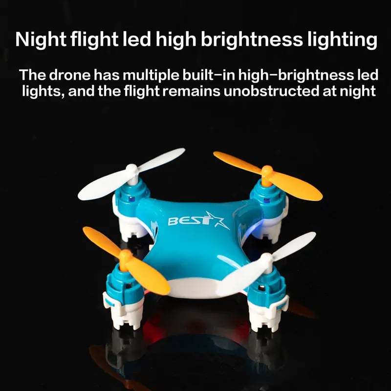 Top Christmas Gift 2025 🎅 All-Ages Mini Drone with Easy Stunt Flights & 360° Tricks - Perfect Beginner-Friendly Flyer!