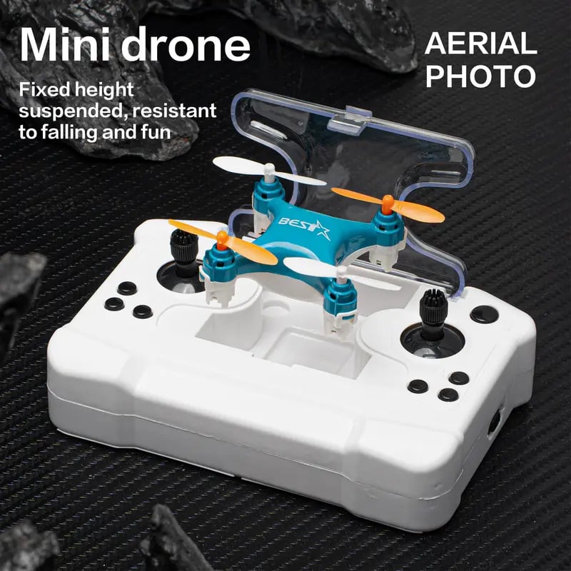 Top Christmas Gift 2025 🎅 All-Ages Mini Drone with Easy Stunt Flights & 360° Tricks - Perfect Beginner-Friendly Flyer!