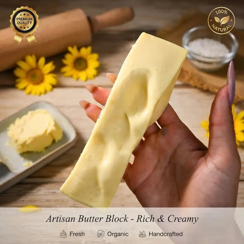 🧈 Butter Stick Squishy Toy – Funny Stress Relief Squeeze 😂