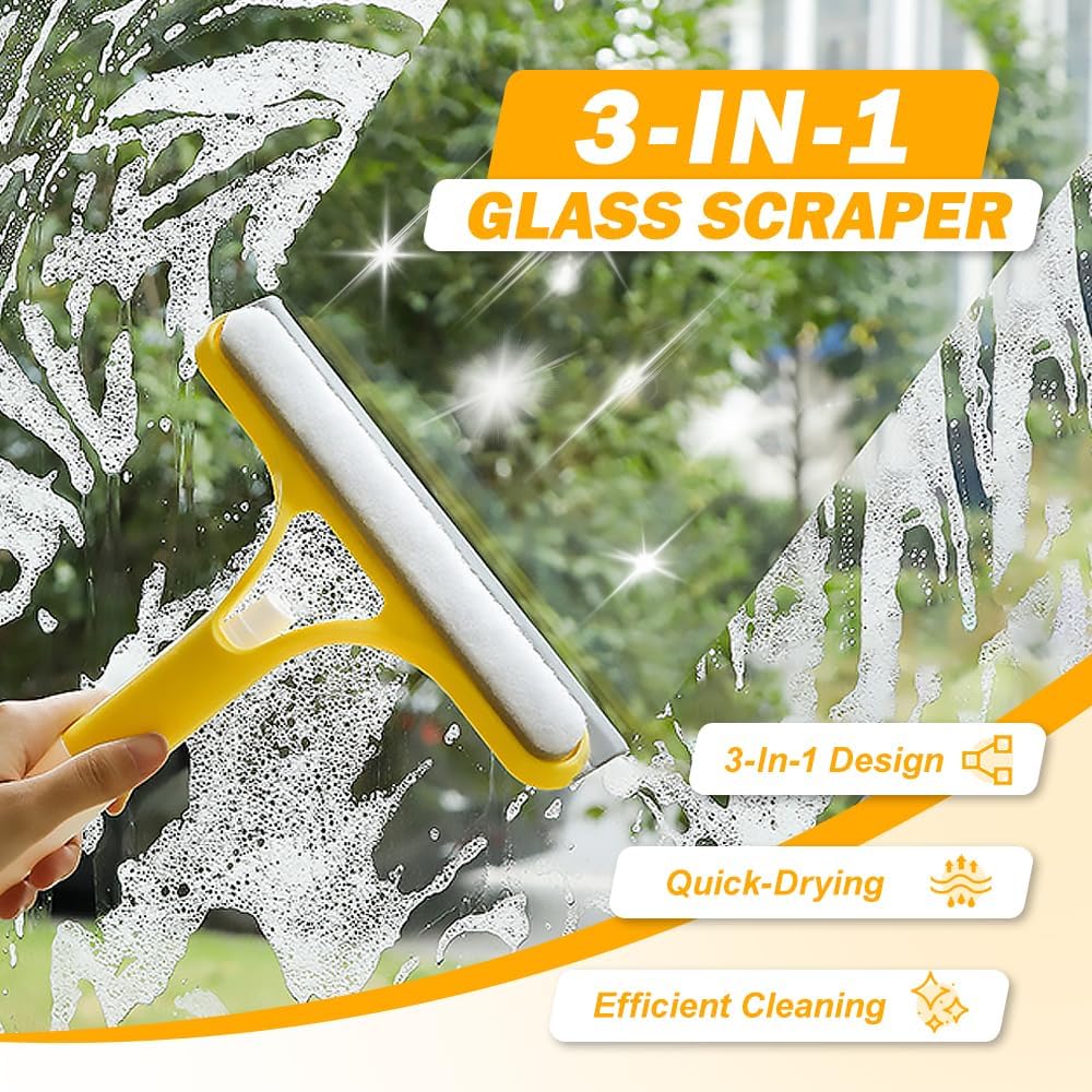💥🔥3 in 1 Window Cleaning Scraper