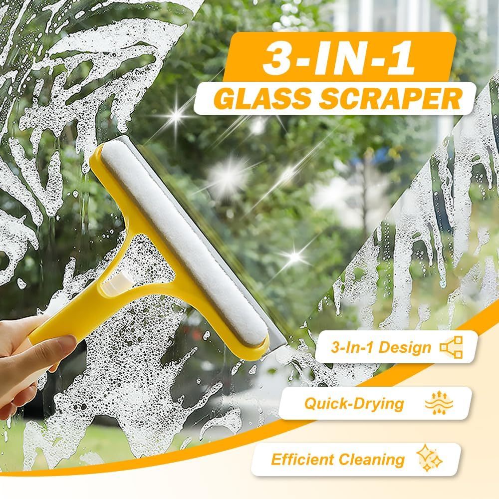 💥🔥3 in 1 Window Cleaning Scraper