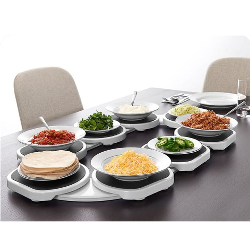 ⏰🔥Dining Table Rotating Storage Rack