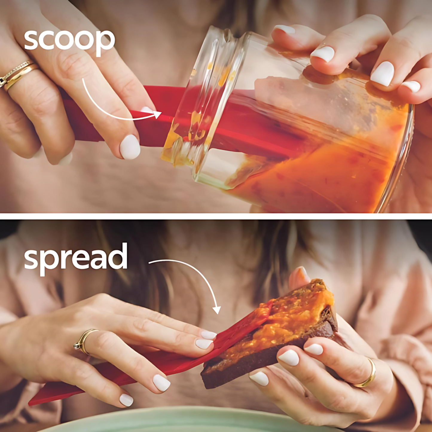 🔥🔥2025 Hot Sale - 📏 POLYGONS FLAT 3-IN-1 MEASURING SPOONS SET 🍽️🔥