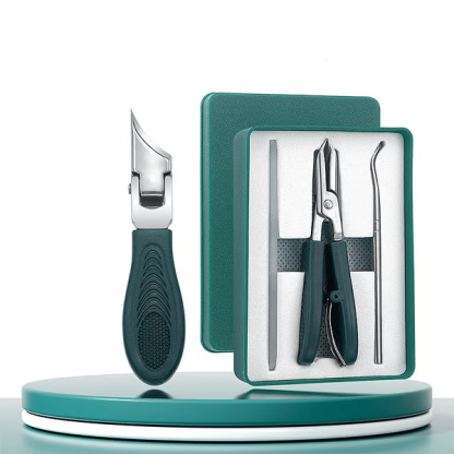 🔥Last Day Sale  - Eagle Beak Angled Nail Clippers 3-Piece Set