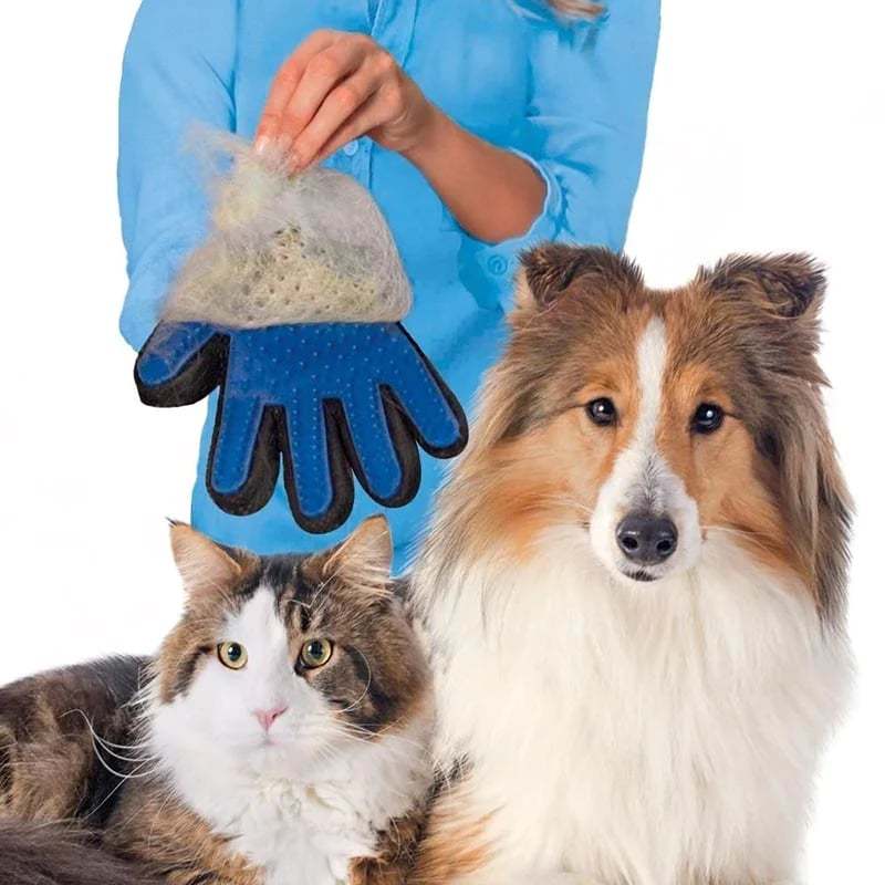 🐾 3-in-1 Pet Grooming Glove –  Brush, Bathe & Bond with Ease