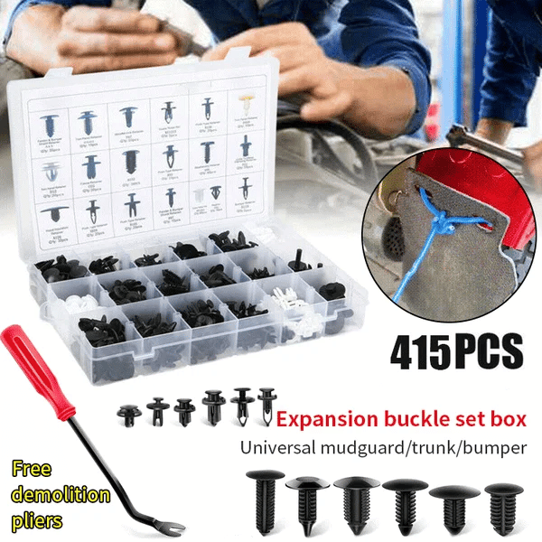 🔥 Multi-Size Car Fastener Kit(630PCS) – Quick Fix for Simple Car Repair