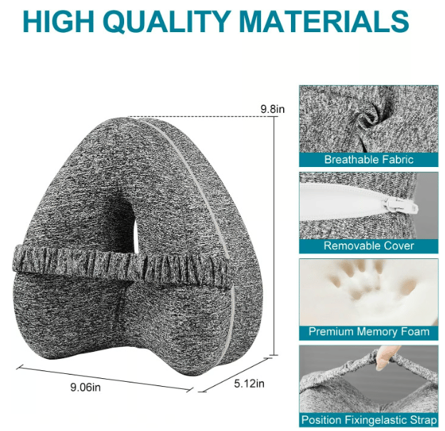 💥Last Day Promotion 49% Off!!Side Sleeper Knee Foam Pillow - Soothing Support