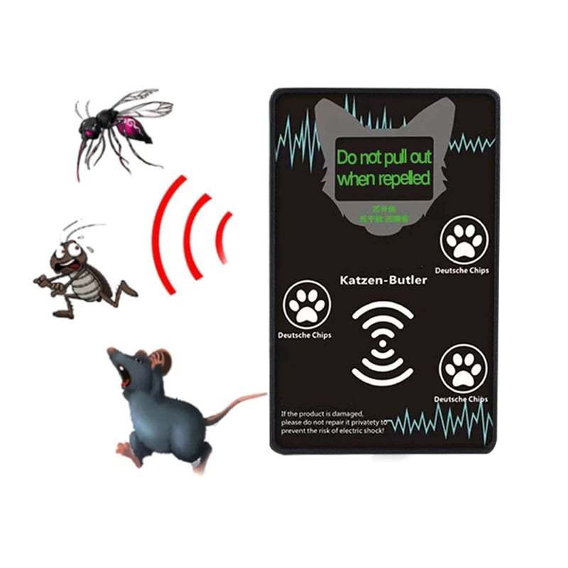 Ultrasonic electronic mouse repeller