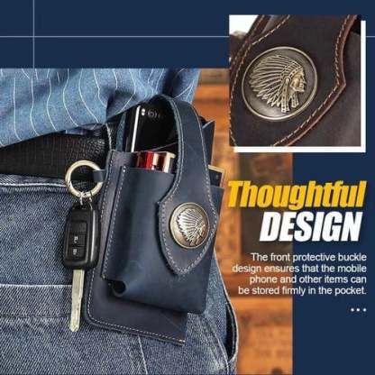 🔥Last Day 50% Off🔥 - Multifunctional Leather Mobile Phone Bag