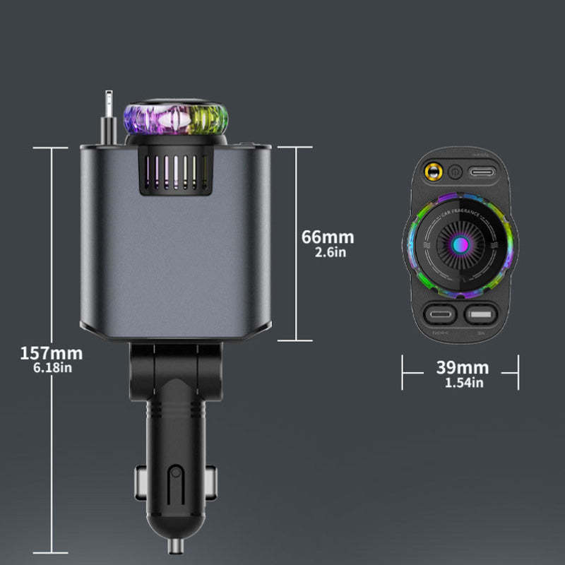 🔋⚡5-in-1 Charger & Aroma Diffuser & Starlight Ceiling