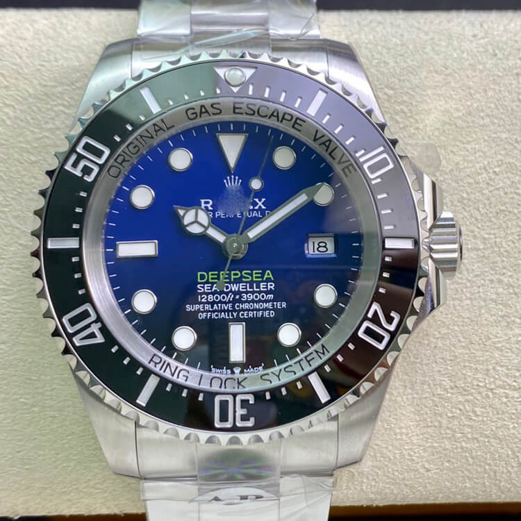 ROLEX DEEPSEA 116660 D-BLUE AR FACTORY STAINLESS STEEL 904L BLUE GRADIENT
