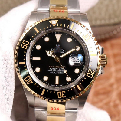 ROLEX SEA DWELLER M126603 V3 GM FACTORY ROSE GOLD BLACK DIAL