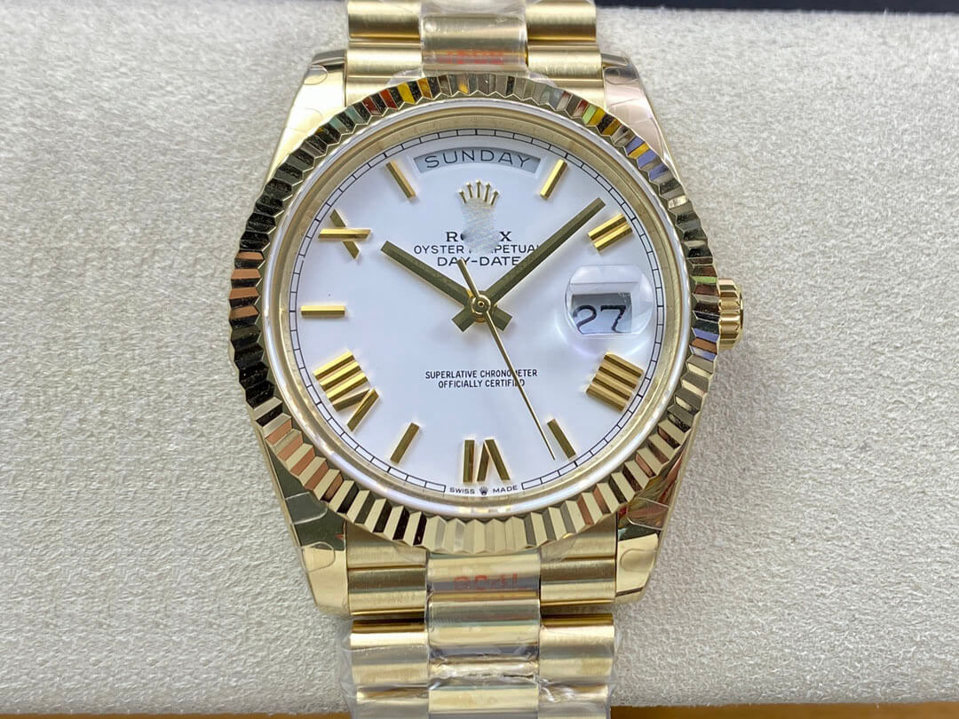 ROLEX DAY DATE M228238-0042 EW FACTORY GOLD STRAP