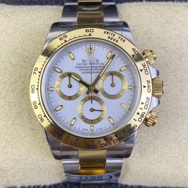 ROLEX COSMOGRAPH DAYTONA M116503-0001 CLEAN FACTORY GOLD BEZEL