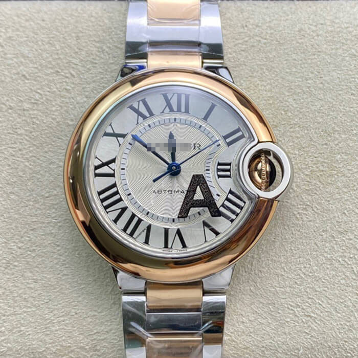 BALLON BLEU DE CARTIER W2BB0023 33MM V6 FACTORY SILVER STRAP