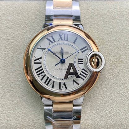 BALLON BLEU DE CARTIER W2BB0023 33MM V6 FACTORY SILVER STRAP