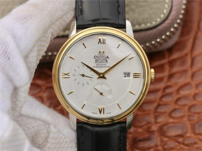OMEGA DE VILLE 424.53.40.21.02.002 ZF FACTORY BLACK STRAP