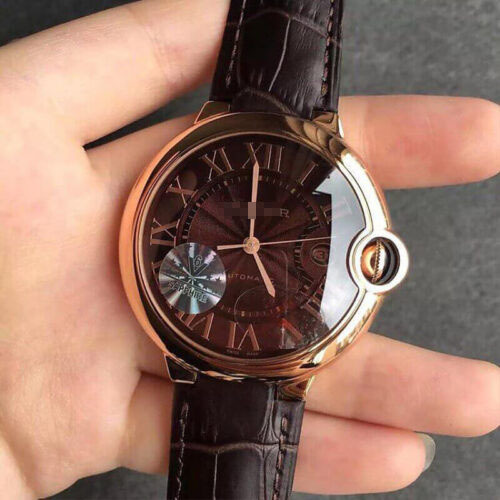BALLON BLEU DE CARTIER W6920037 V6 FACTORY BROWN STRAP