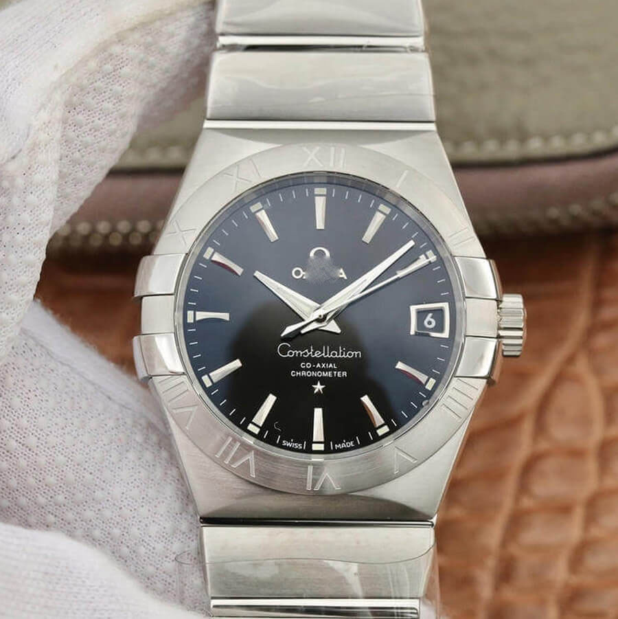 OMEGA CONSTELLATION 123.10.38.21.01.001 VS FACTORY TITANIUM CASE