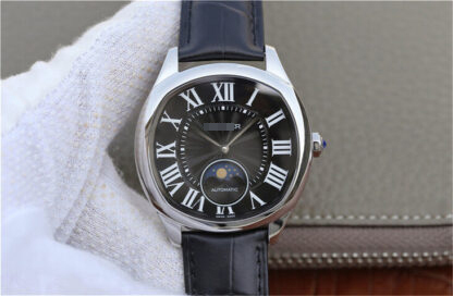 DRIVE DE CARTIER MOONPHASE WGNM0009 STAINLESS STEEL BEZEL