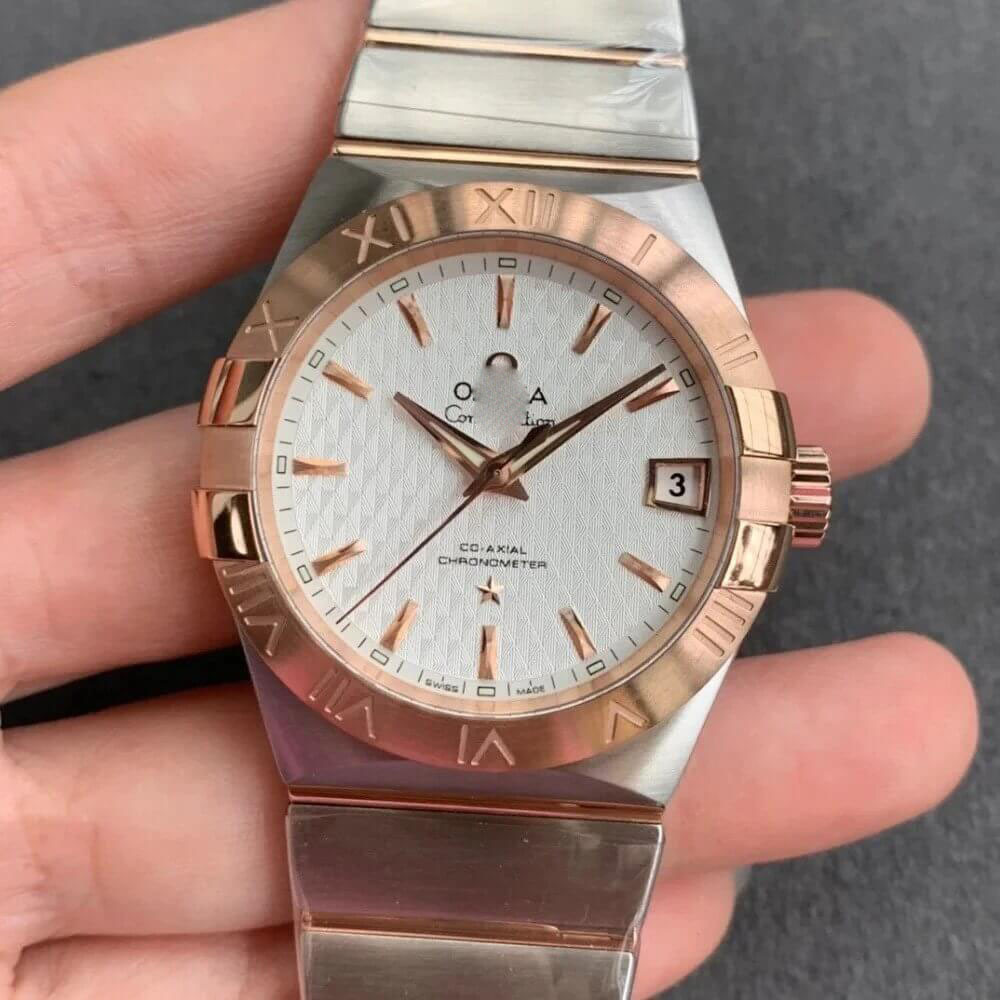 OMEGA CONSTELLATION 123.20.38.21.02.007 VS FACTORY WHITE DIAL
